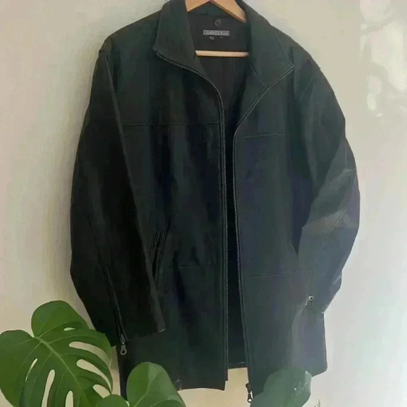 Vintage Y2K Genuine Leather Patchwork Jacket - Picture 5 of 5